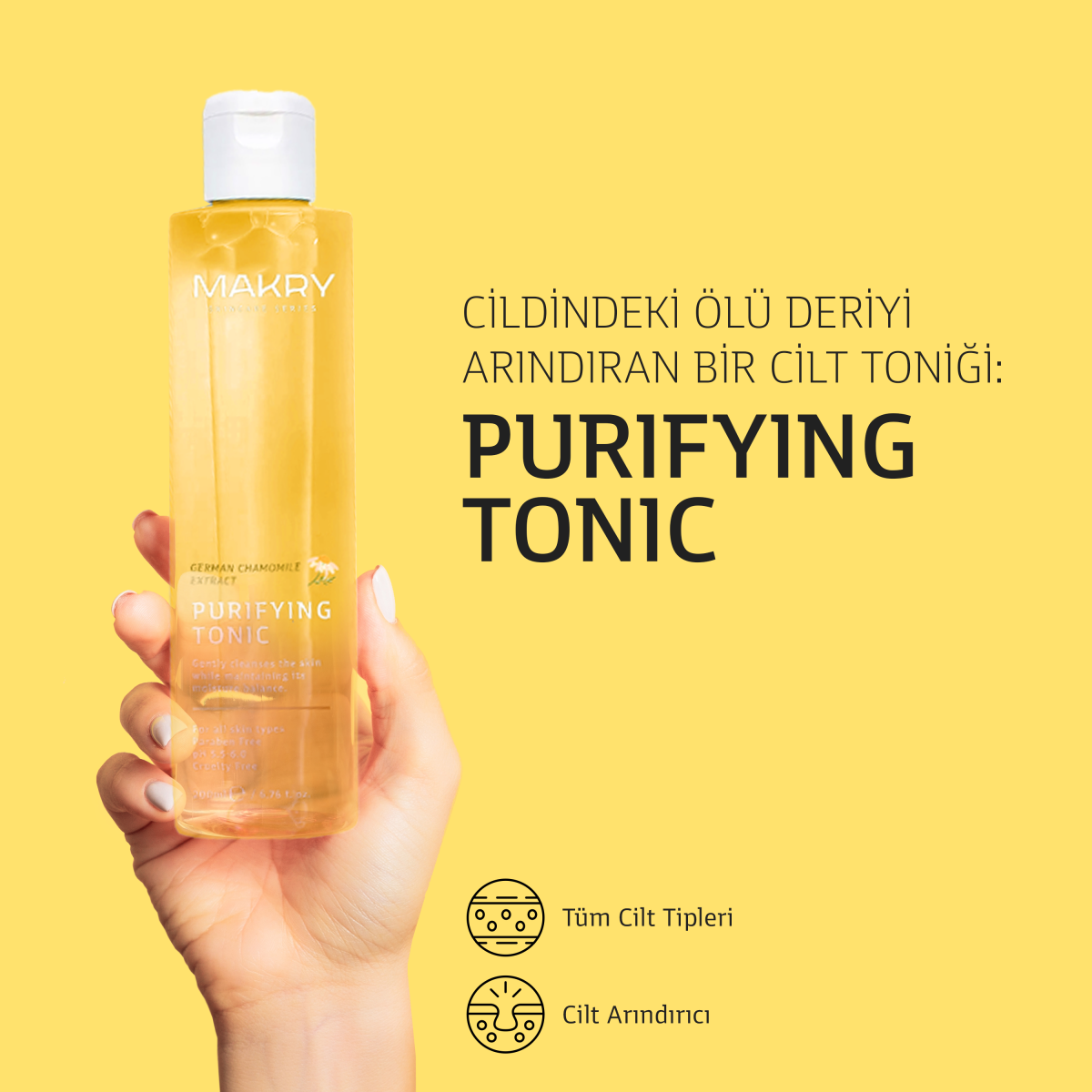 Alman Papatyası Özlü Gözenek Sıkılaştırıcı Arındırıcı Tonik 200 ML