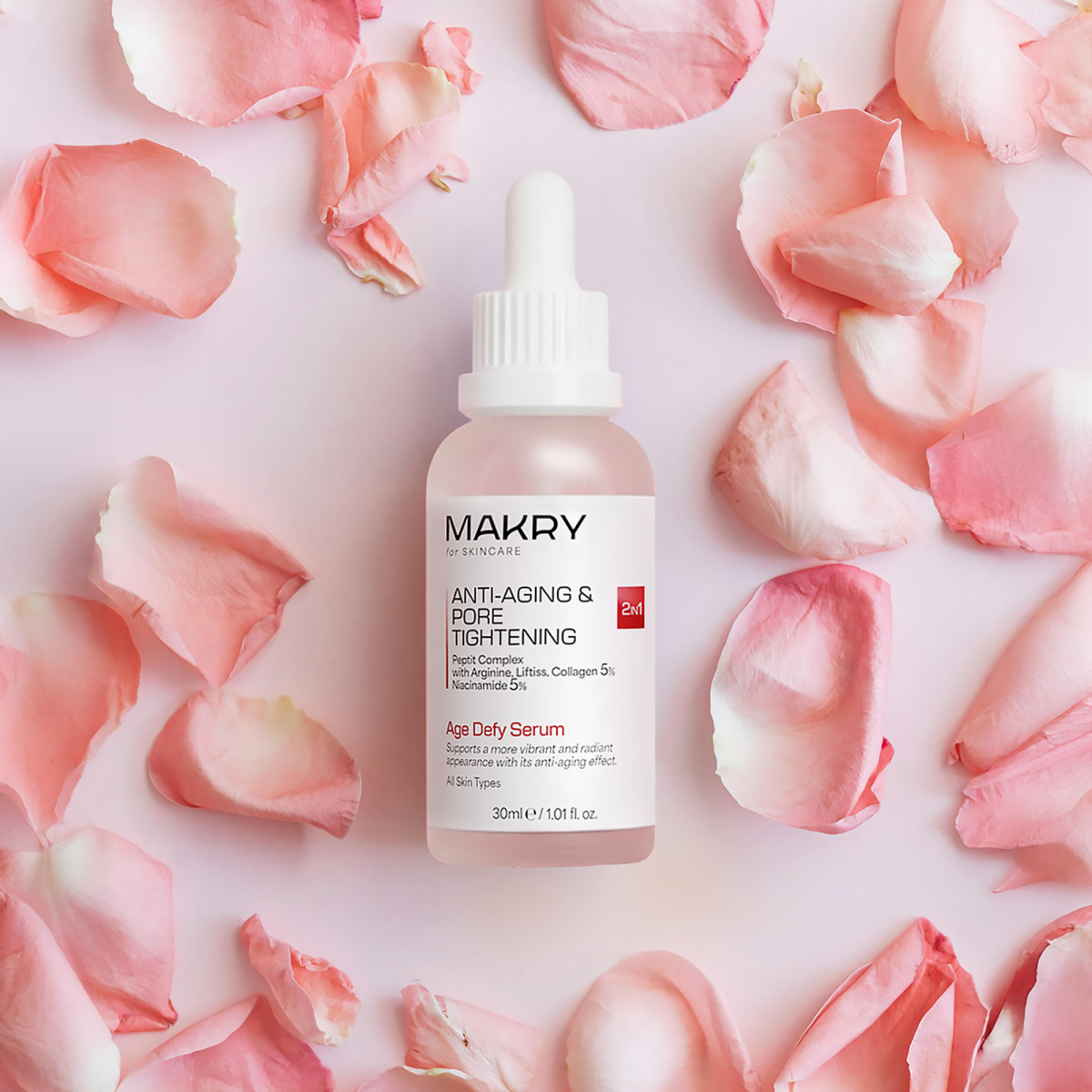Yaşlanma Karşıtı ve Gözenek Sıkılaştırıcı Peptit Serum 2IN1 – Age Defy 30 ml